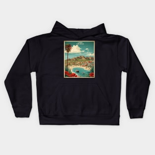 Cabo San Lucas Baja California Mexico Vintage Tourism Travel Kids Hoodie